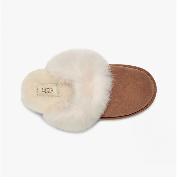 UGG SCUFF SIS Womens Suede Slippers Chestnut
