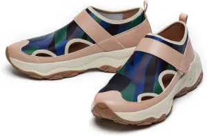 UIN Men's Walking Travel Shoes Slip On Outdoor Non-Slip Lightweight Comfort Hiking Sneaker Cazorla