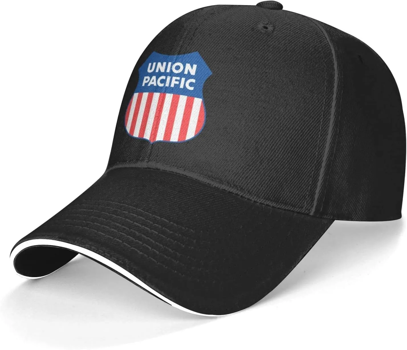 Union Pacific Railroad Unisex Cap Sandwich Baseball Cap Classic Trucker Cap Adjustable Casquette Dad Hat Black