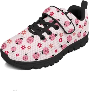 Unisex-Child Sneakers Anti-Skid Sports Shoes Kids One Strap Hook and Loop Sneakers for Camping Jogging