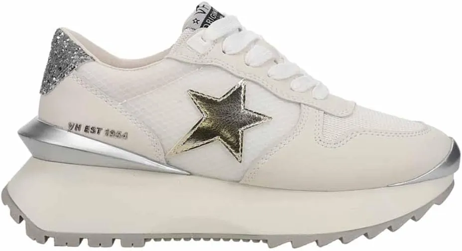 Vintage Havana Women's Major Metallic Glitter Slip on Platform Sneaker