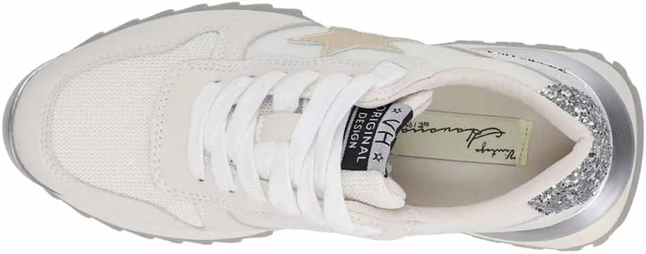 Vintage Havana Women's Major Metallic Glitter Slip on Platform Sneaker