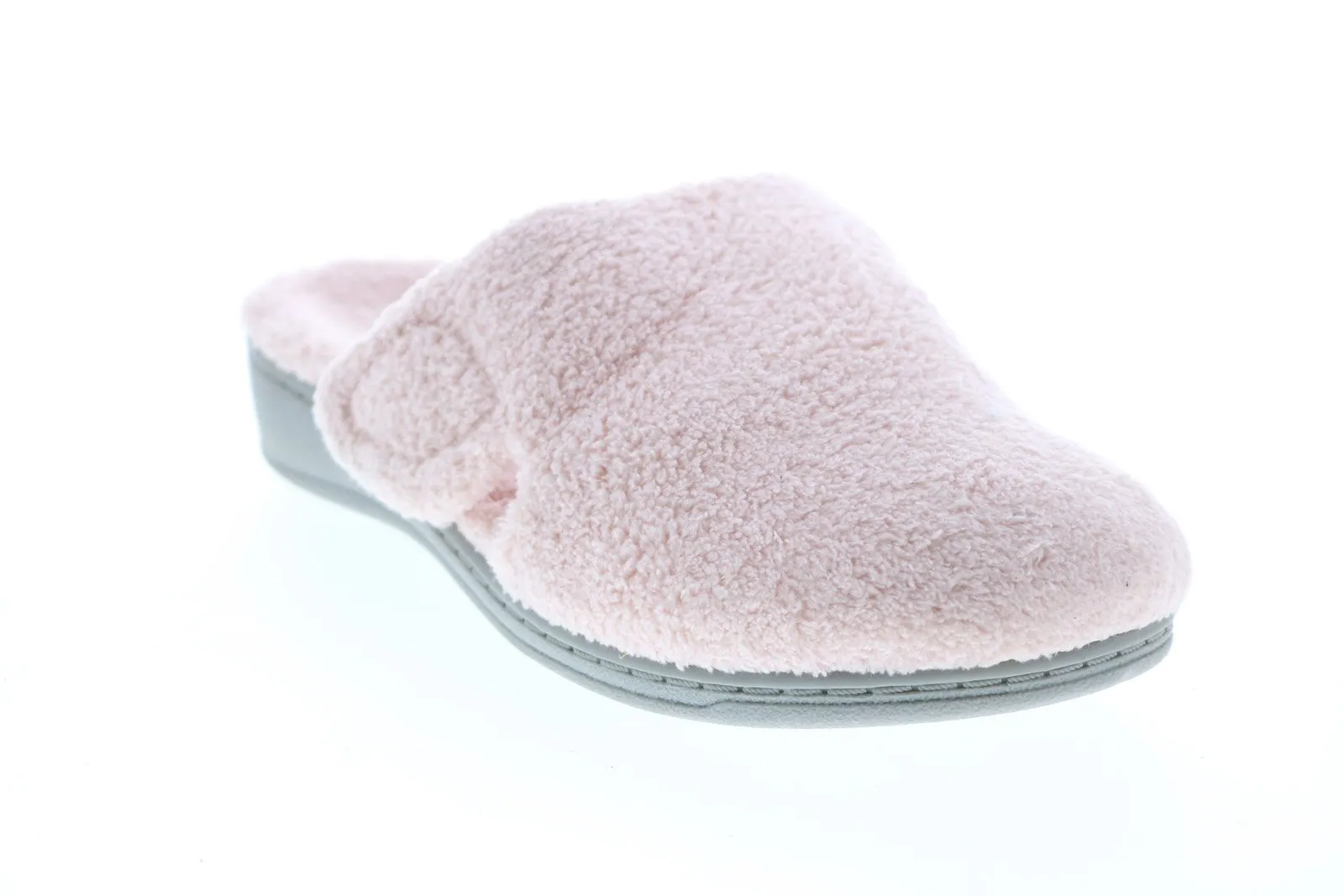 Vionic 26GEMMA 26GEMMA Womens Pink Canvas Slip On Mule Flats Shoes