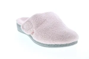 Vionic 26GEMMA 26GEMMA Womens Pink Canvas Slip On Mule Flats Shoes