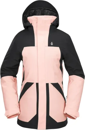 Volcom Women's Shelter 3D Stretch Relaxed Fit Mid Length Snowboard Jacket