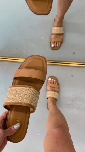 Walk On The Pier Sandals Tan