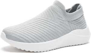 Walking Shoes Womens Slip on Sneakers with Memory Foam Casual Comfortable Non Slip Work Shoes Arch Support Loafers
