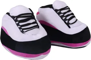 Warm Plush Sneaker Slippers, Trendy Anti-Slip Furry Soft House Shoes Fluffy Unisex Comfy Home Slides One Size Fits Most Indoor Outdoor