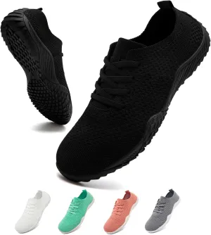 WCIDFY Barefoot Women Zero Drop Running Shoes Non Slip Minimalist Tennis Shoes Lightweight Wide Toe Walking Sneaker