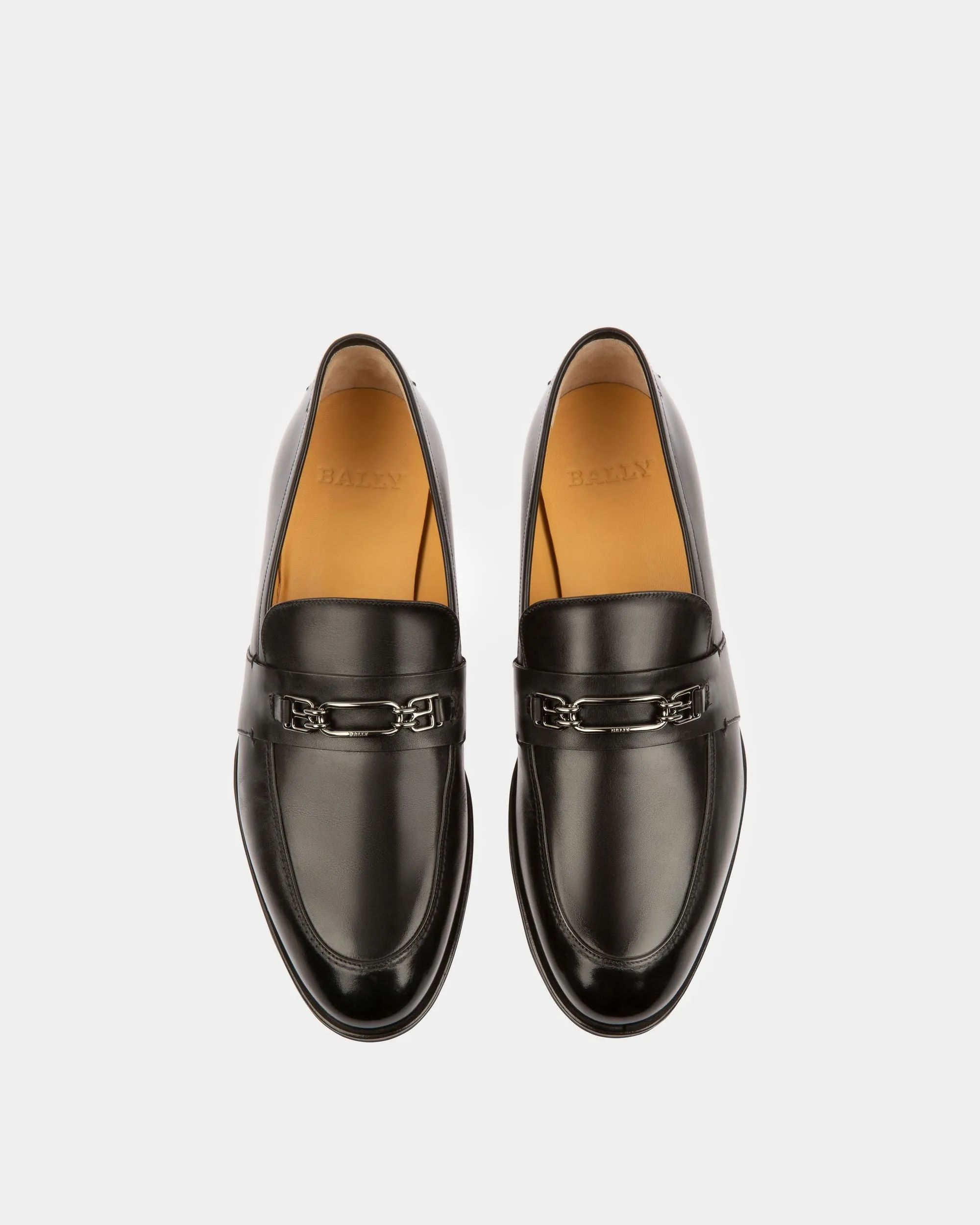 Wesper Leather Loafers In Black