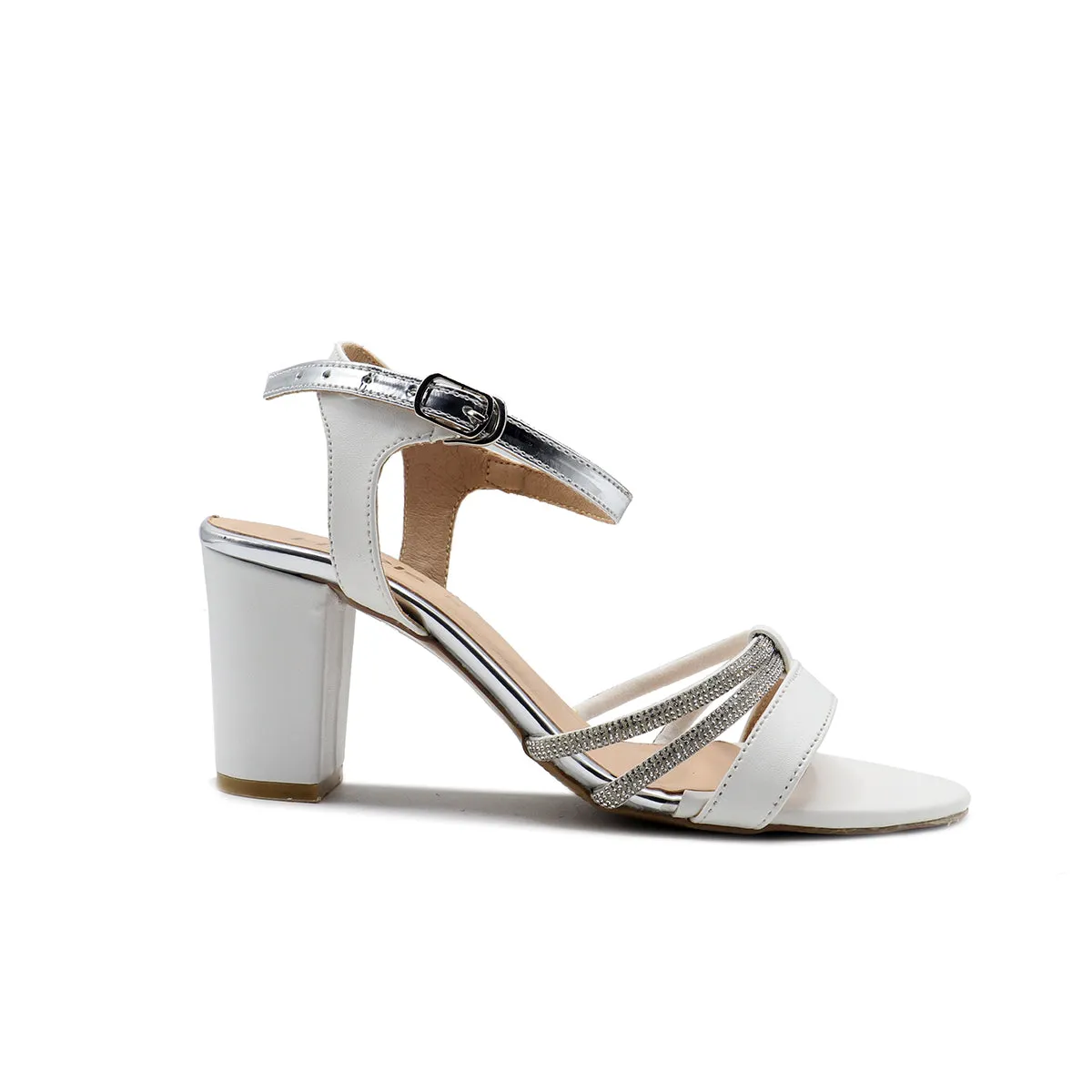 White Fancy Sandal 066682
