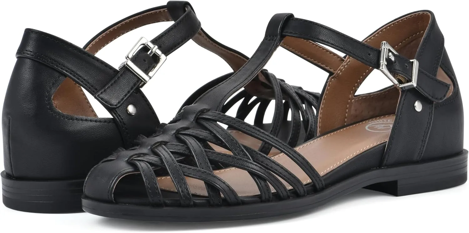 WHITE MOUNTAIN Women's Kiky Fisherman Flat Sandal