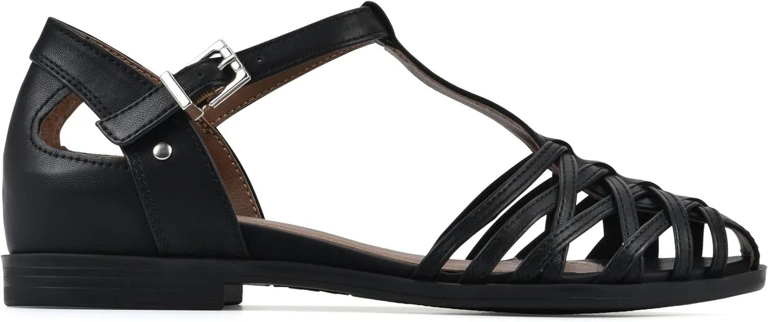 WHITE MOUNTAIN Women's Kiky Fisherman Flat Sandal