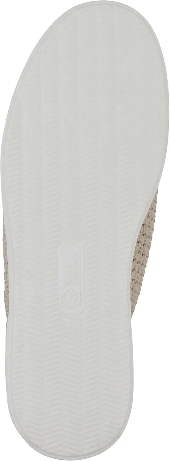 WHITE MOUNTAIN Women's Upscale Woven Knit Lace-Up Sneaker