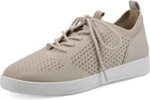 WHITE MOUNTAIN Women's Upscale Woven Knit Lace-Up Sneaker