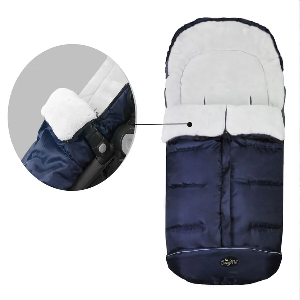 Winter Outdoor Toddler Standard Stroller Bunting Bag, Waterproof, Winter Cozy Toe,Height&Length&Temperature Adjustable, Toddler Footmuff