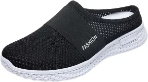 Womens Backless Sneakers Mesh Slip-on Mule Shoes Mens Dress Shoes Boots Casual Slip On Shoes Fashion Sneakers Platform Tennis Shoe Cross Trainer Shoe