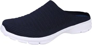 Women's Backless Walking Sneakers Summer Slip-on Mens Dress Shoes Wide Casual Black Shoes Casual Sneakers Steel Toe Tennis Shoe Cross Trainer Shoe