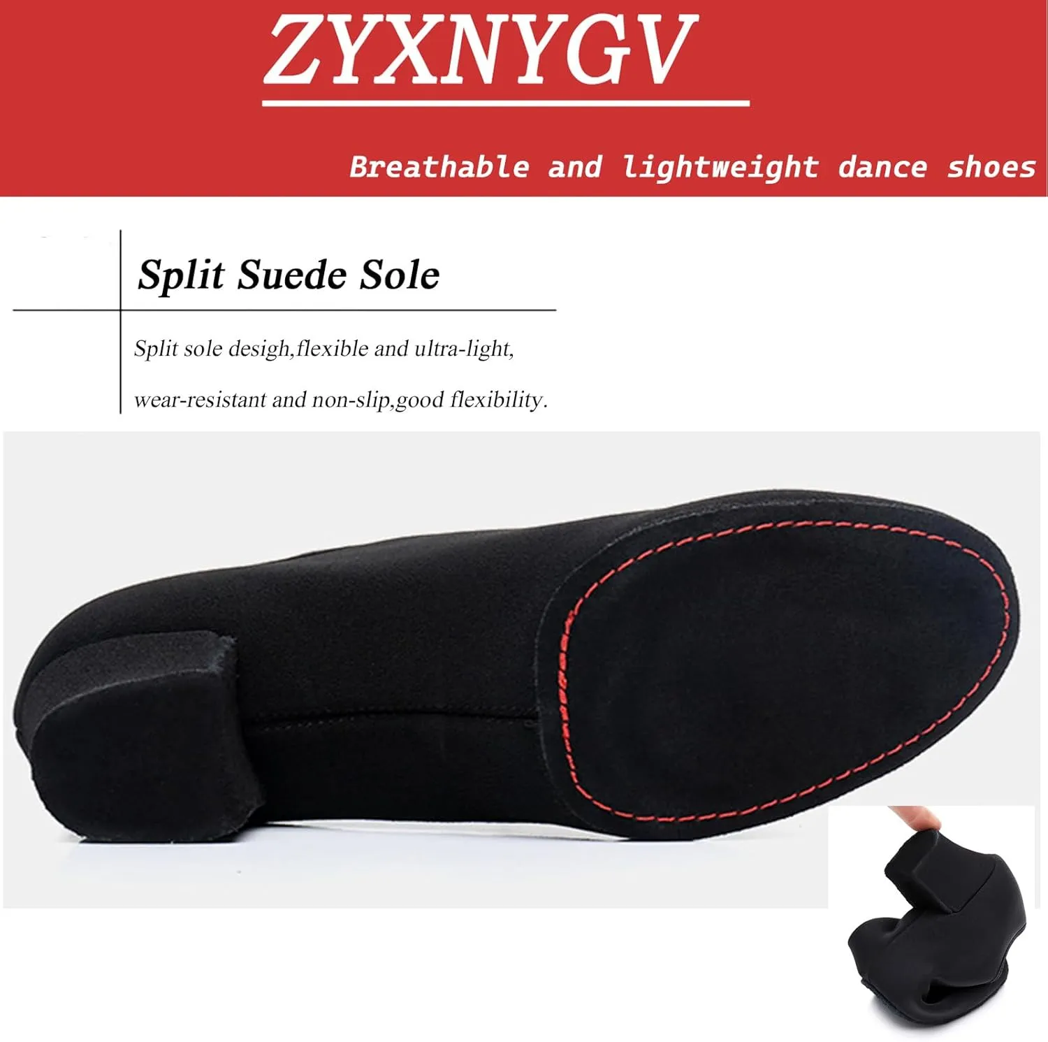 Women's Ballroom Dance Shoes Lace-up Closed Toe Suede Sole Professional Modern Salsa Latin Teaching Practice Performance Dance Shoes