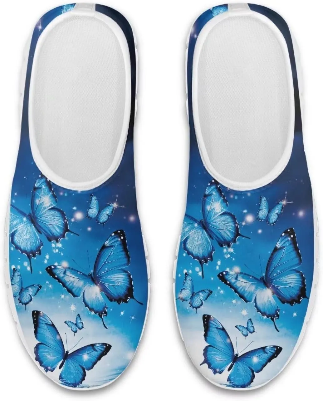 Women's Butterfly Sneaker Casual Soft Slip On Low Top Lightweight Non-Slip Running Sneaker for Women US 5.5-11.5