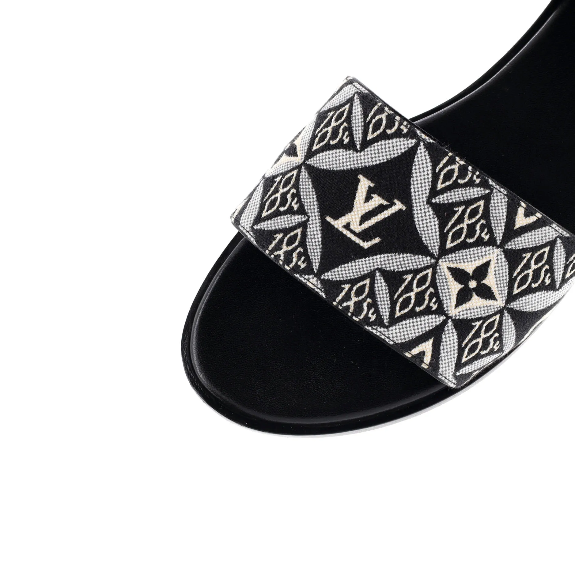 Women's Lock It Flat Mule Sandals Limited Edition Colored Monogram Giant