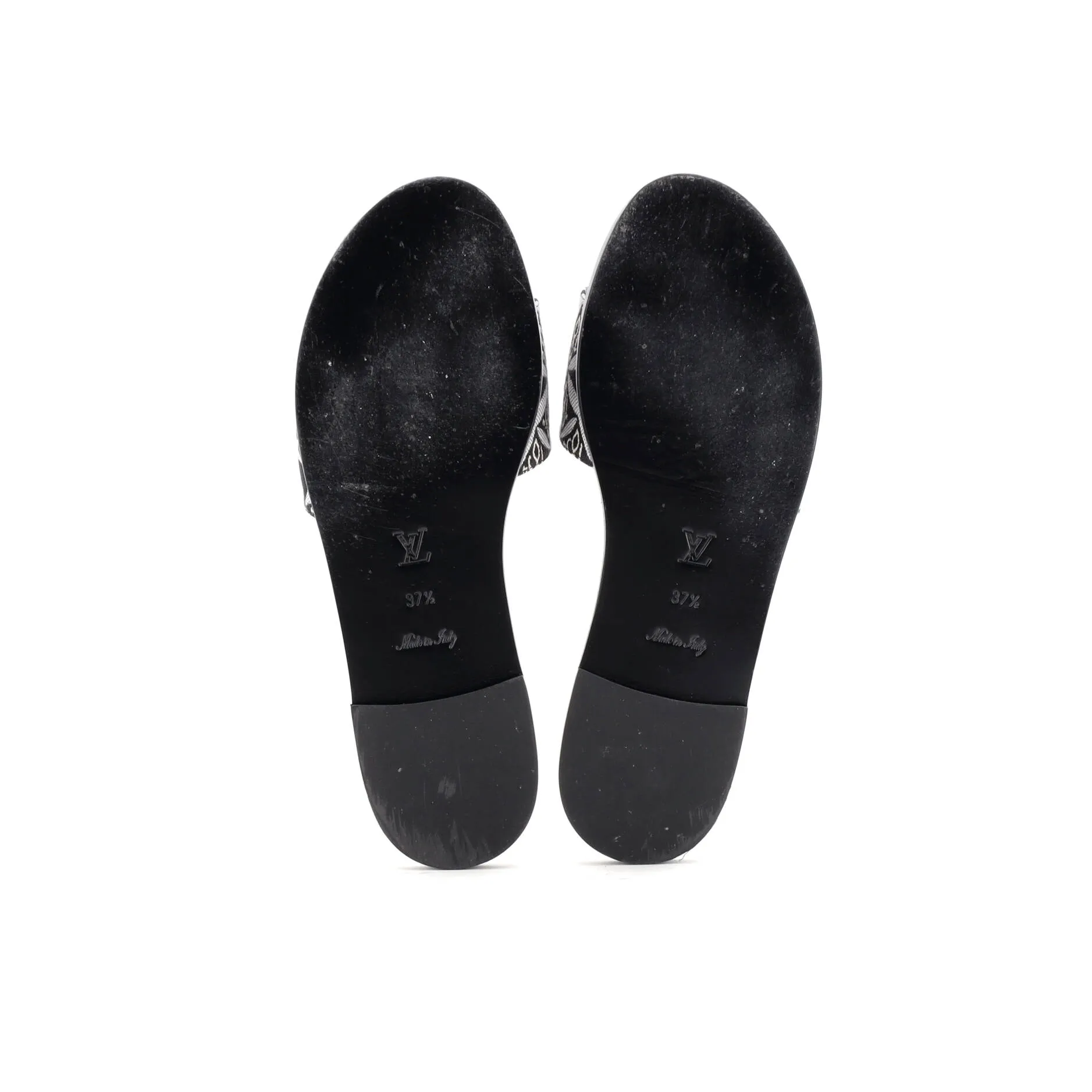 Women's Lock It Flat Mule Sandals Limited Edition Colored Monogram Giant