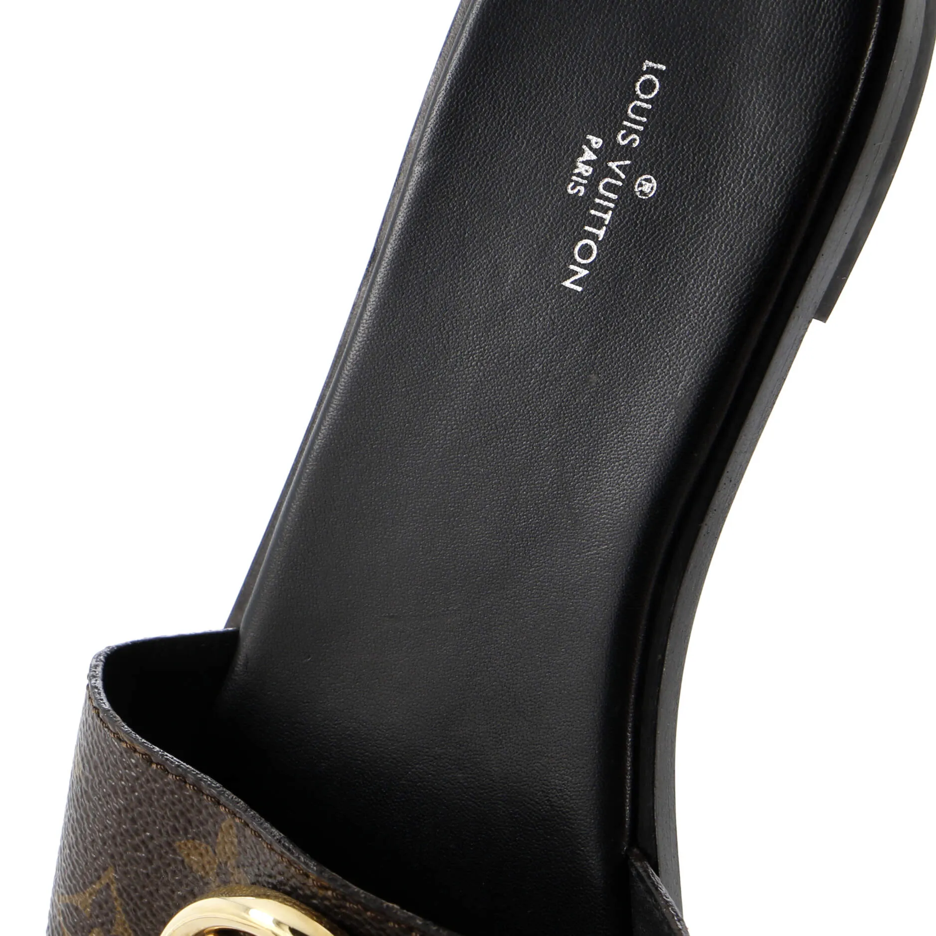 Women's Lock It Flat Mule Sandals Monogram Canvas