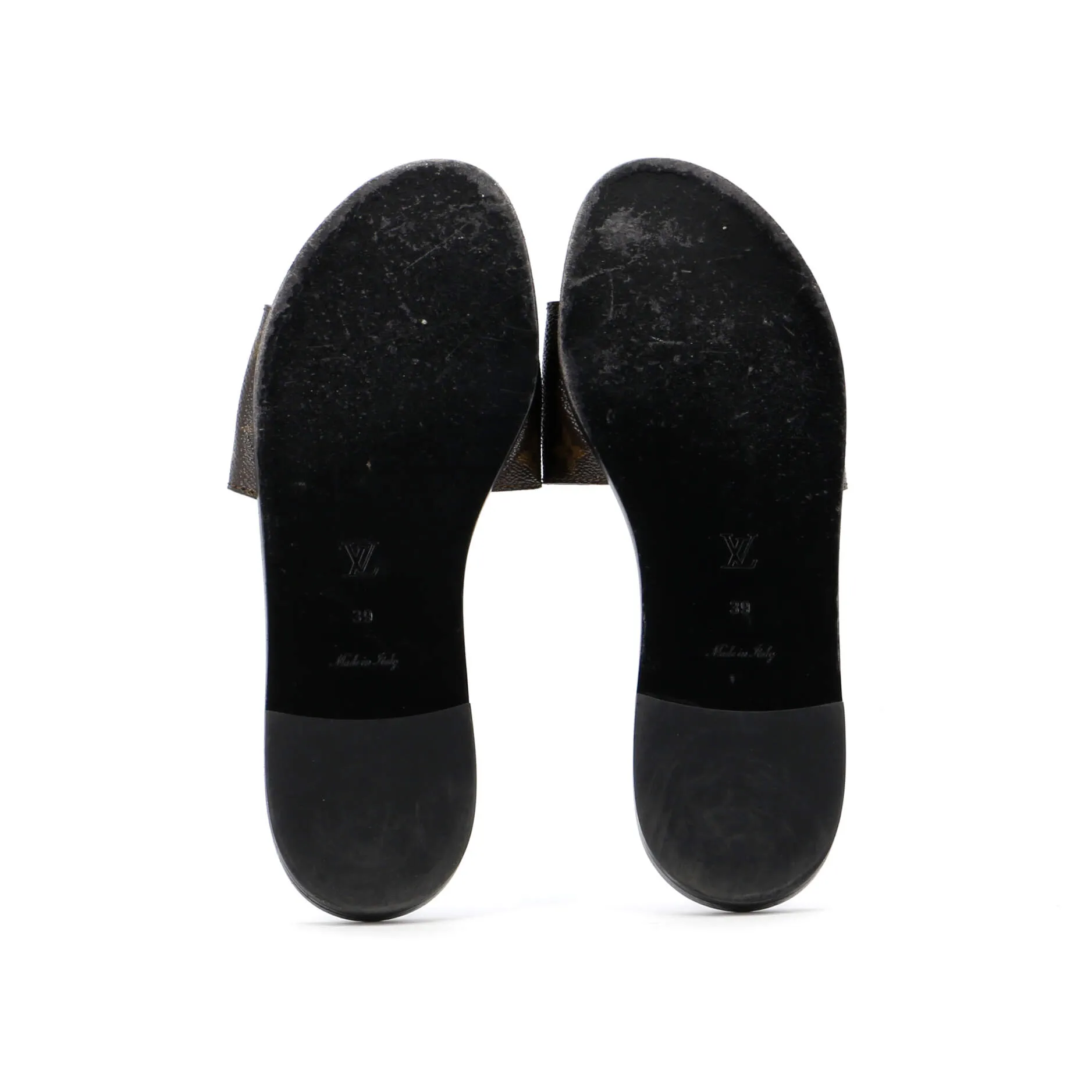 Women's Lock It Flat Mule Sandals Monogram Canvas