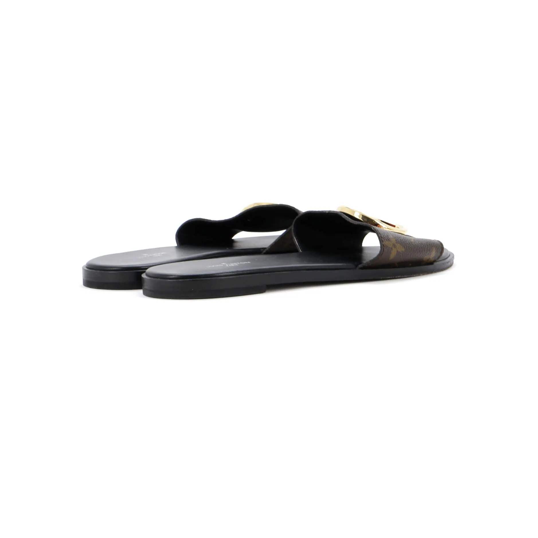 Women's Lock It Flat Mule Sandals Monogram Canvas
