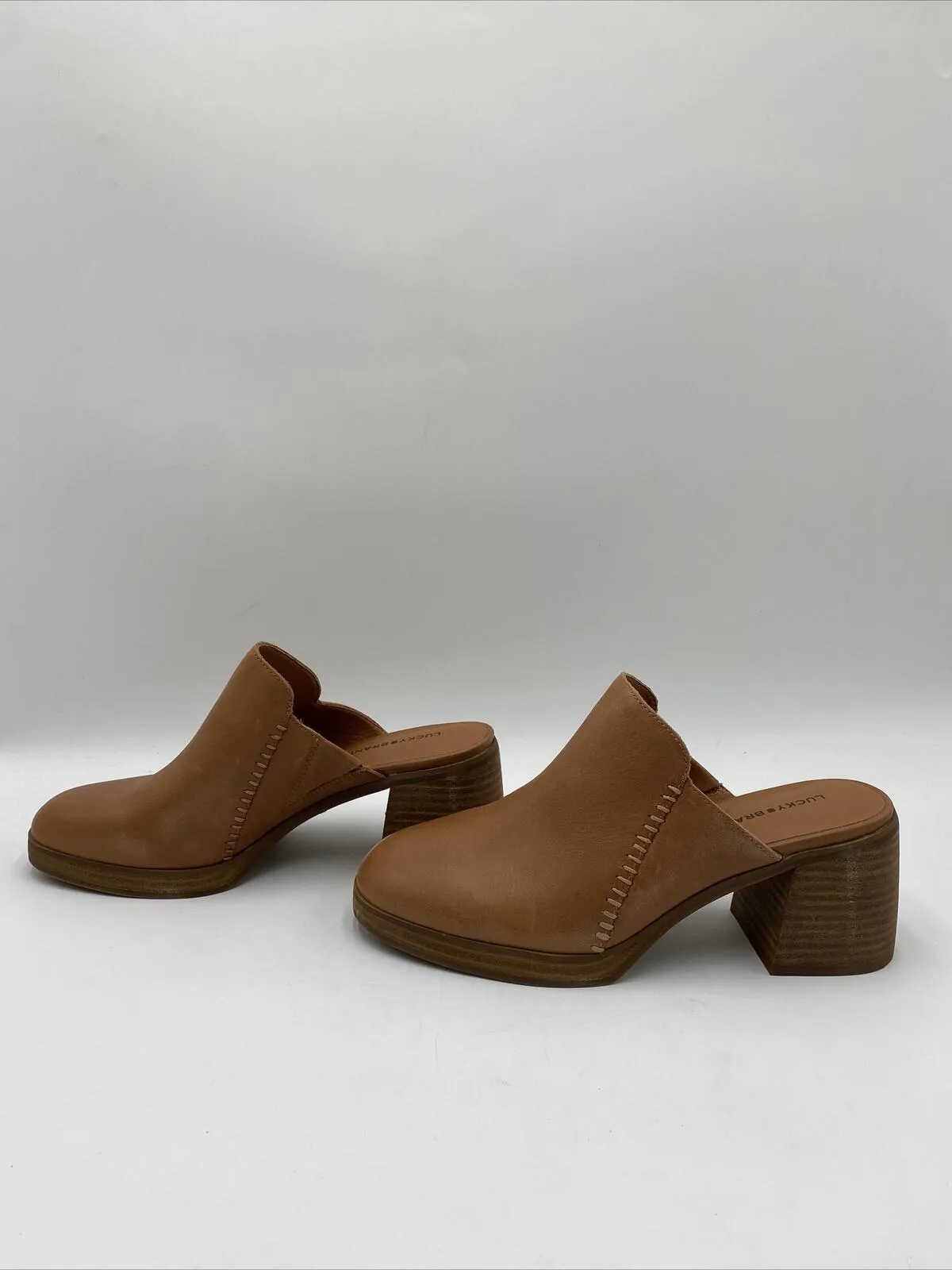 Women’s Lucky Brand Qewel Mule Brown Size 9.5M/41 - Very Good