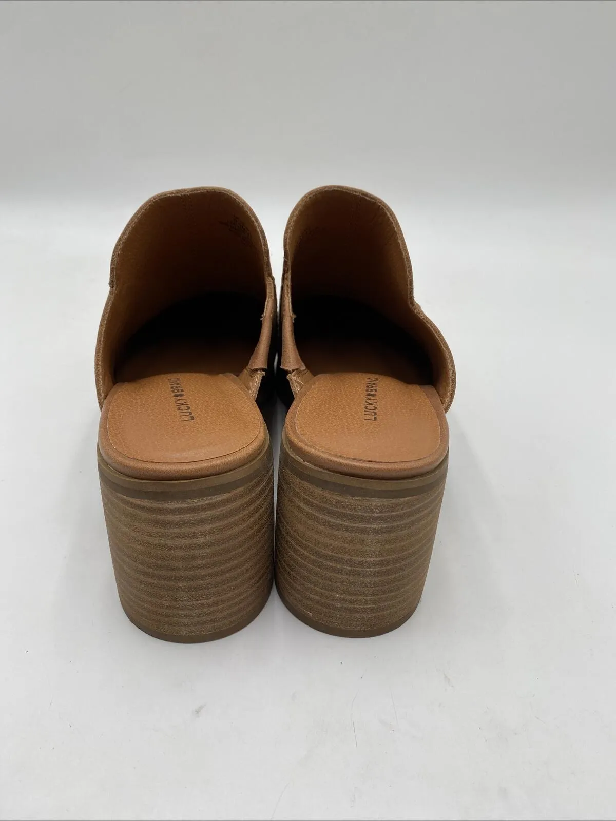 Women’s Lucky Brand Qewel Mule Brown Size 9.5M/41 - Very Good
