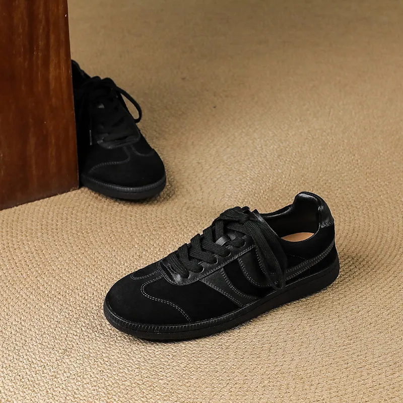 Women's Retro Leather Comfortable Non-Slip Sneakers
