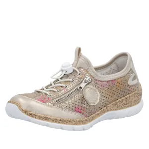 Womens Rieker Nikita V1 in Muschel/Multi/Lightgold/Perle
