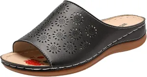 Women's Sandals Dressy Summer Flat Spring Sandals Fashion Slippers Ladies Roman And Hollow Women's