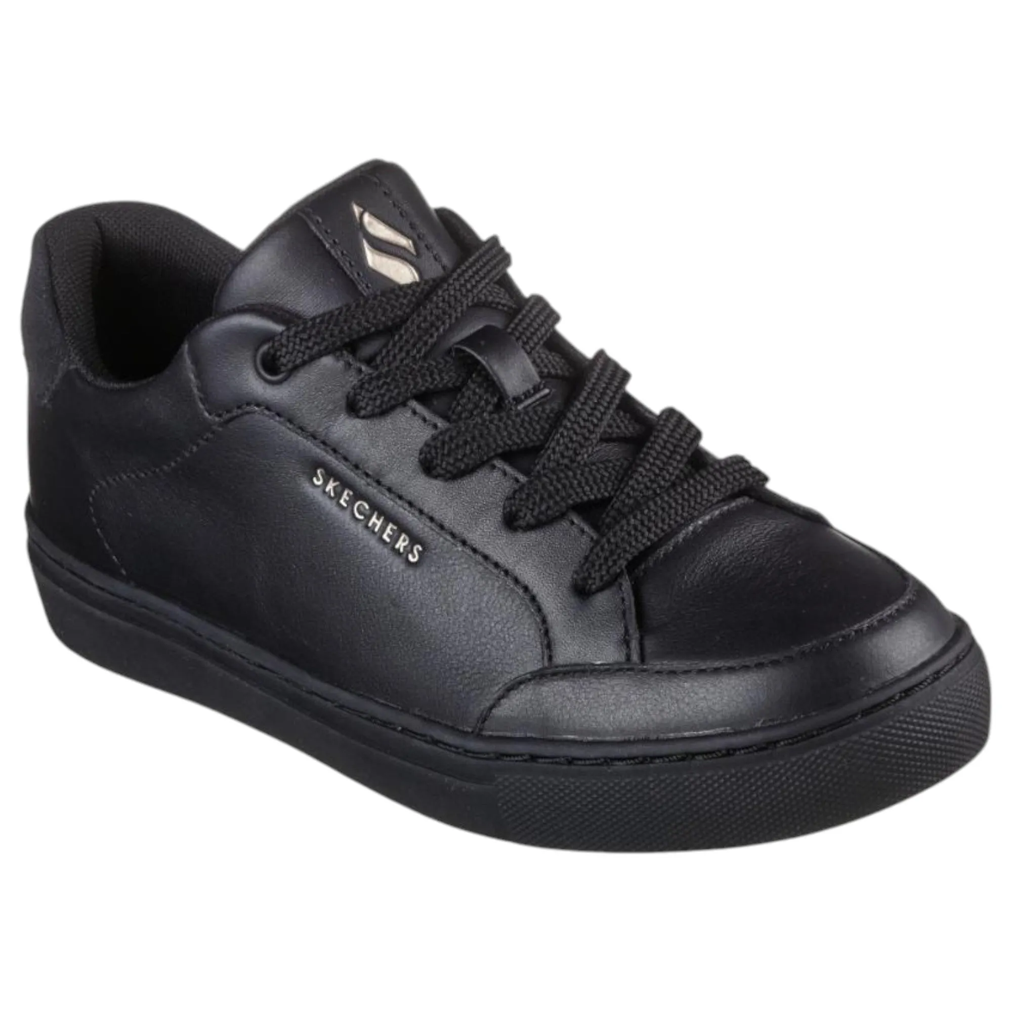 Womens Skechers Side Street Shoes Black/Black