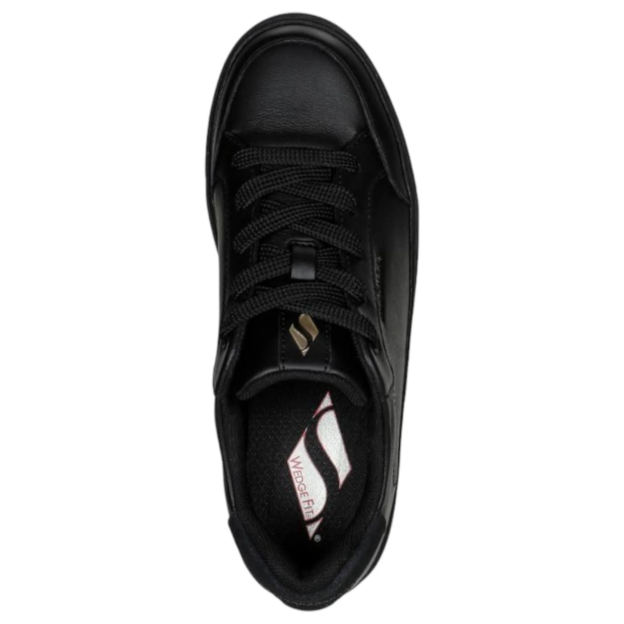 Womens Skechers Side Street Shoes Black/Black