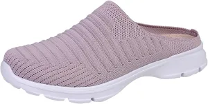 Womens Summer Breathable Mesh Slippers Slip On Shoes Women Winter Brown Casual Shoes Fashion Sneakers 2025 Brown Tennis Shoe Loafers Casual Slip On