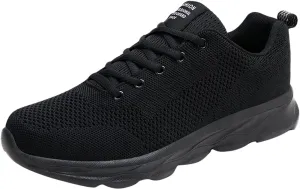 Womens Walking Shoes Lace Up Lightweight Memory Foam Cheer Walking Shoes Women Workout Slip On Shoes Casual Men's Fashion Sneakers White Tennis Shoe Trainers Shoe