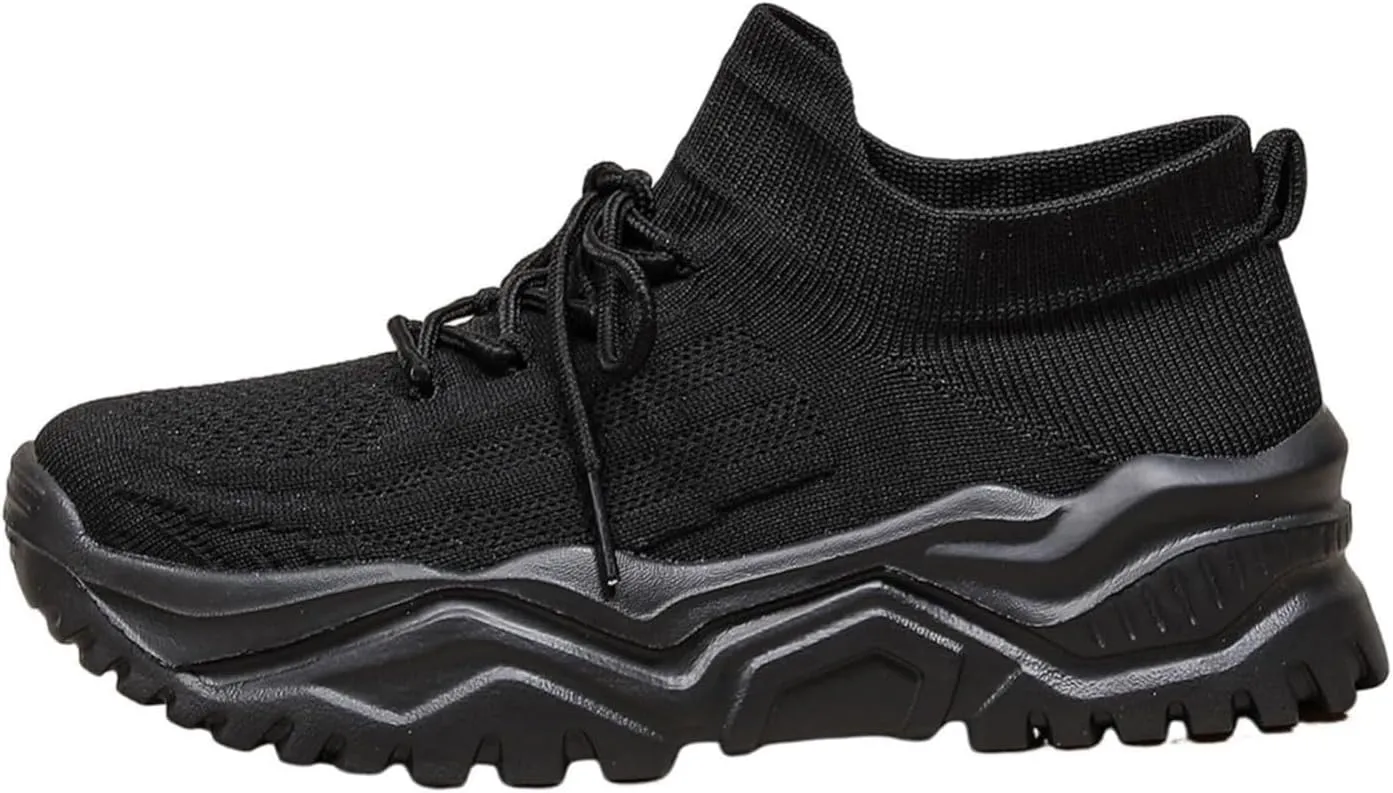 Women's Walking Shoes Nurse Babe Shoes Classic Breathable Knit Slip-On Sneakers Casual Comfortable Ankle Socks Shoe Mesh Footwear Walking Running Sneakers