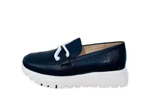 Wonders Navy Platform loafer |A2480NA- Loafer