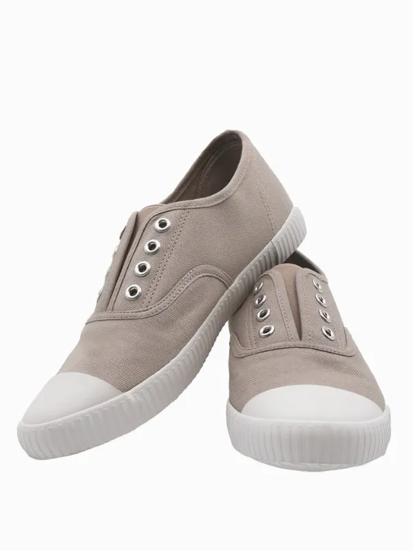 Zjoosh The Penny Plimsoles Beige