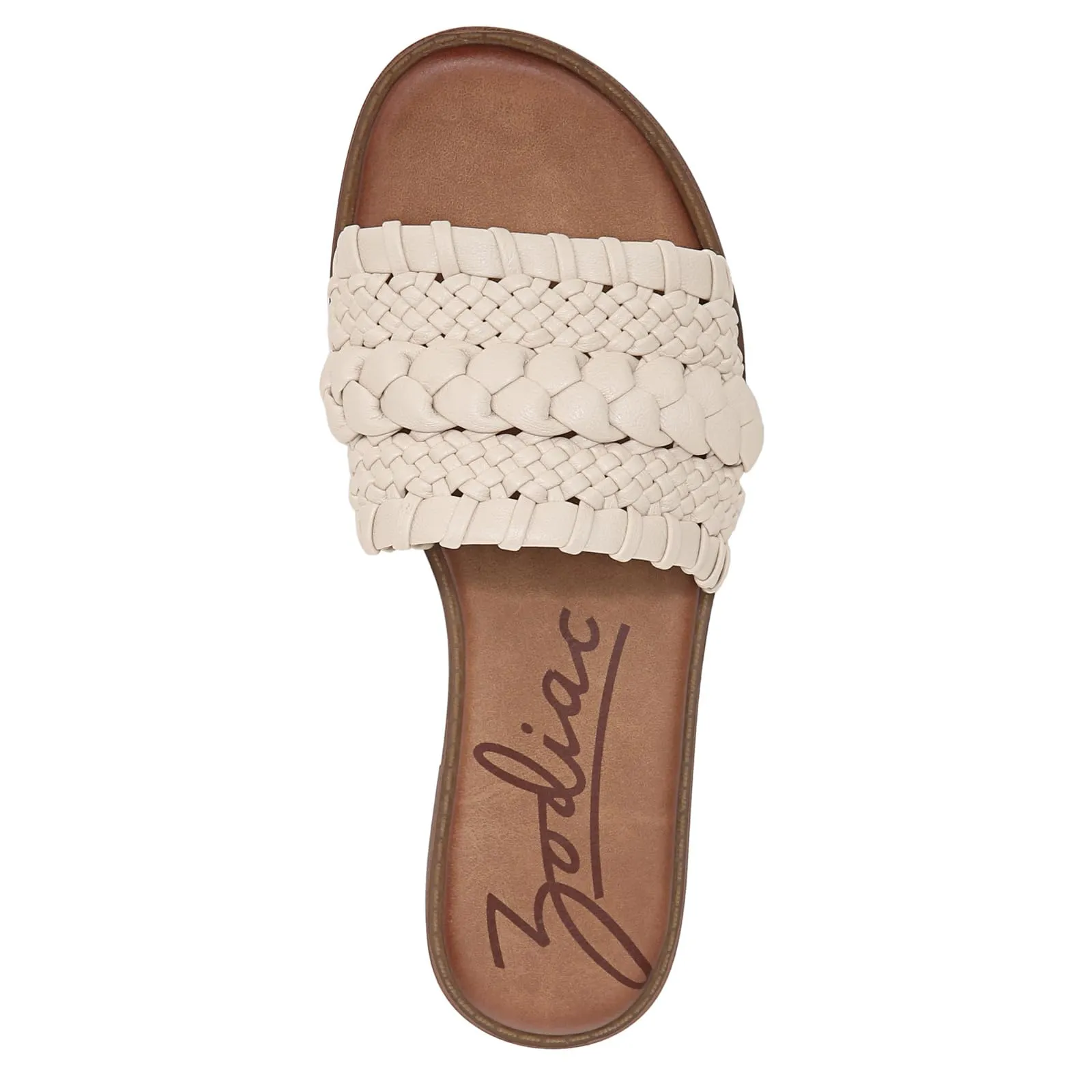 ZODIAC Womens Colleen Flat Sandal Birch Beige Woven 9 M
