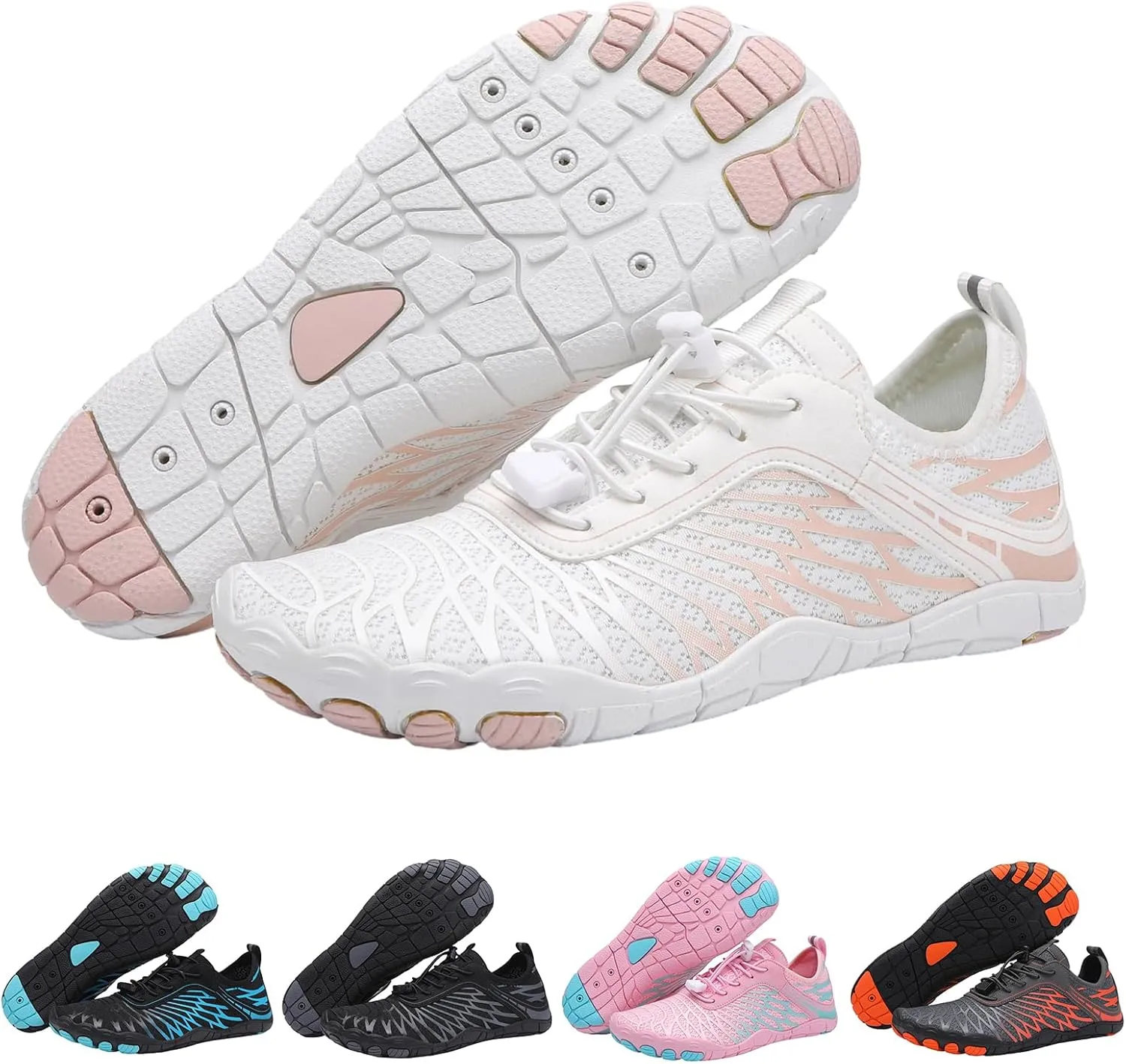 ZWRXW 2025 Barefoot Womens, Hike Shoe Footwear Shoes, Hiking Shoe, Healthy & Non-Slip Barefoot Shoes Unisex, Wide Width Fashion Sneaker