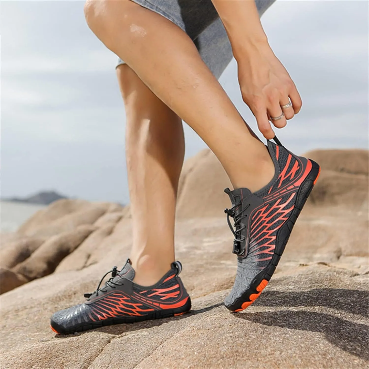 ZWRXW 2025 Barefoot Womens, Hike Shoe Footwear Shoes, Hiking Shoe, Healthy & Non-Slip Barefoot Shoes Unisex, Wide Width Fashion Sneaker