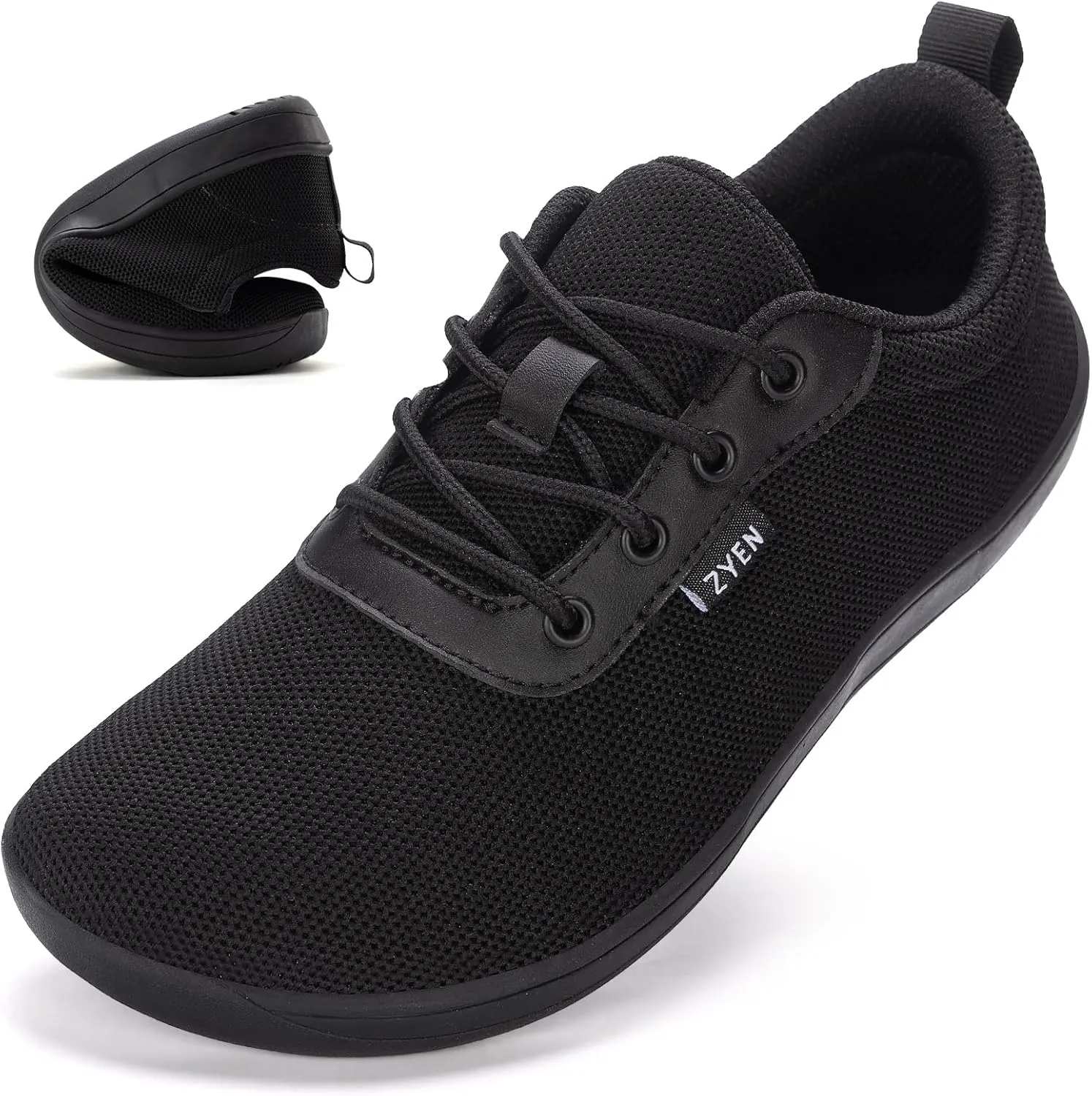 ZYEN Wide Toe Box Barefoot Shoes for Women | Wide Width Breathable Camouflage Shoes | Zero Drop Sole Fashion Non Slip Gym Sneaker Lightweight Minimalist Walking Sneaker