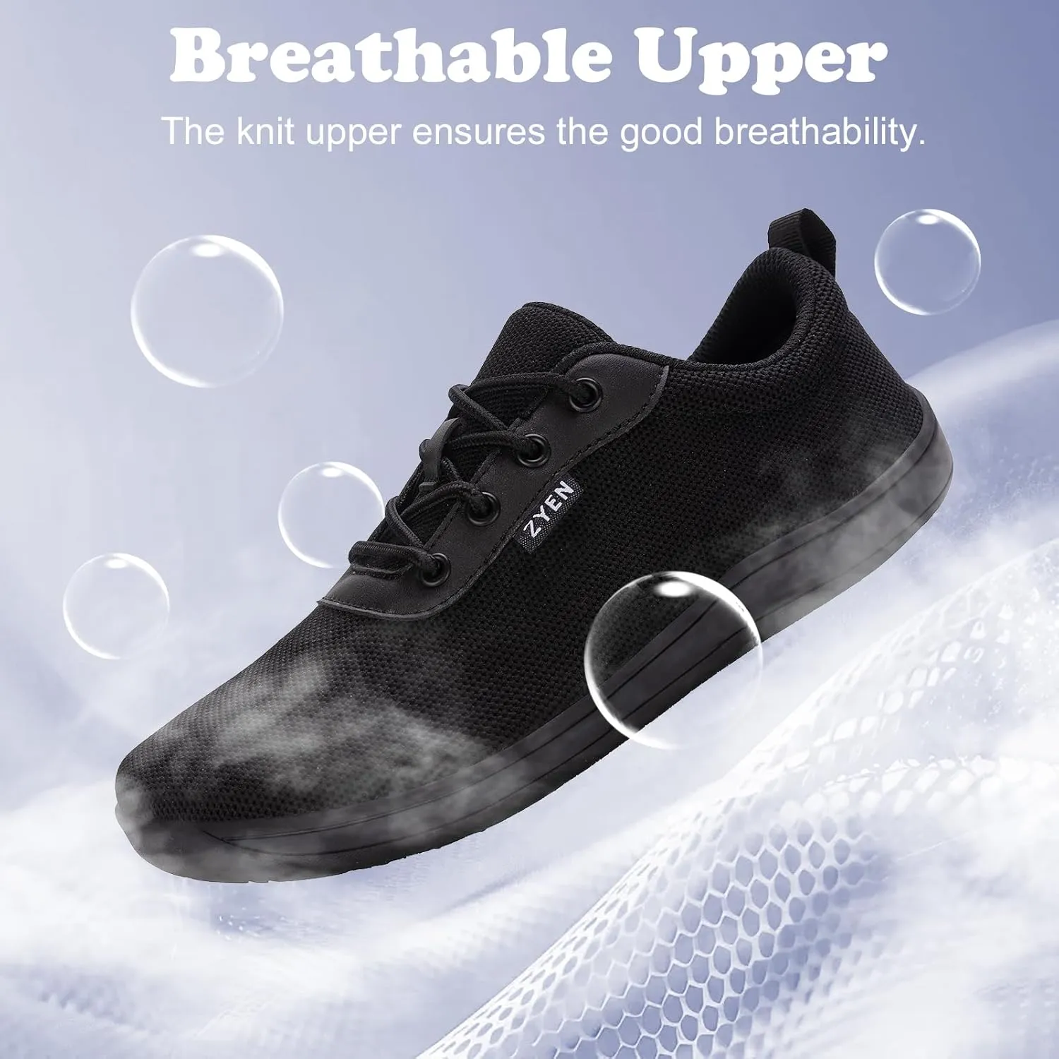 ZYEN Wide Toe Box Barefoot Shoes for Women | Wide Width Breathable Camouflage Shoes | Zero Drop Sole Fashion Non Slip Gym Sneaker Lightweight Minimalist Walking Sneaker